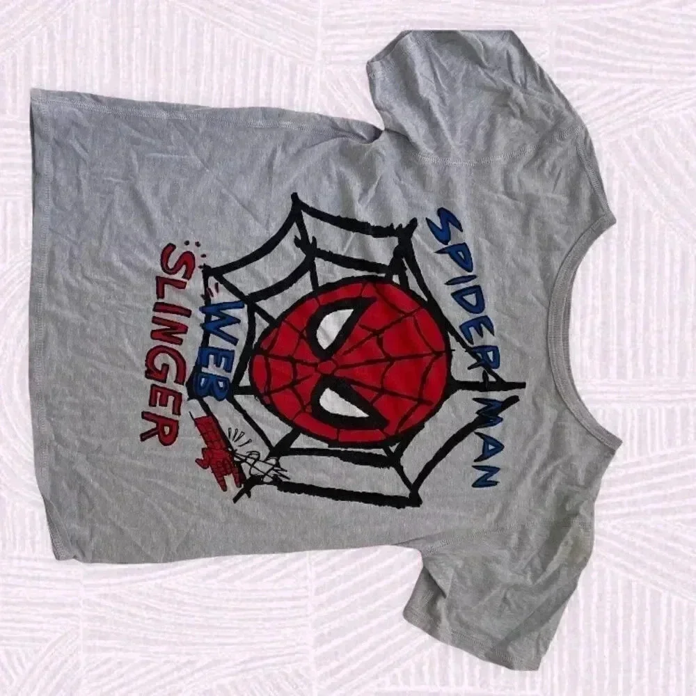 Bundle of 3 Spider-Man tees kids 2-10/12 and 1-14 GUC